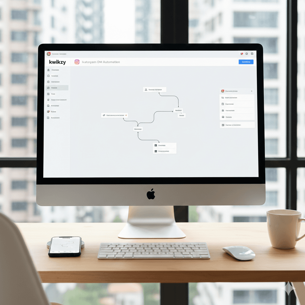 Instagram DM automation dashboard