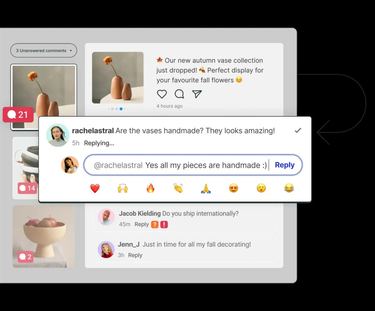 Never miss a comment again